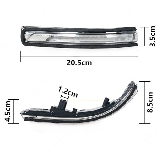 Luz señal giro lateral para reparar intermitente roto de espejo retrovisor Niro 4
