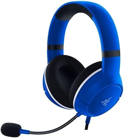 Razer Kaira X Wired Headset for Xbox Series X|S, Xbox One, PC, Mac & Mobile Devices: TriForce 50mm Drivers - HyperClear Cardioid Mic - Memory Foam Ear Cushions - On-Headset Controls - Shock Blue