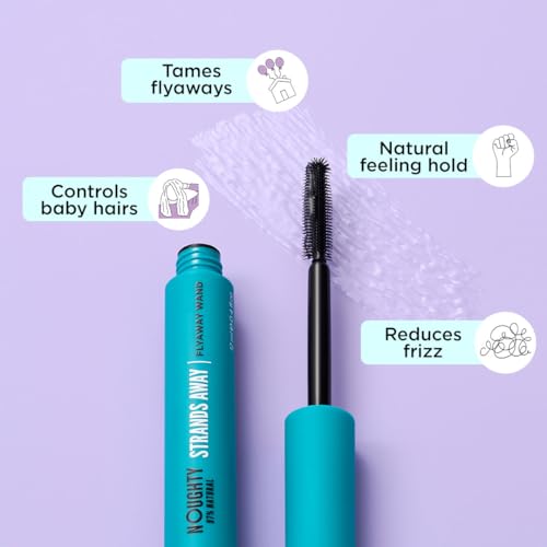 Noughty 97% Natural Frizz Magic Strands Away Flyaway Wand, Controls Frizzy Hair and Eyebrows, Elegant and Non-Greasy Finish - Image 2