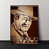 John Wayne artwork, artsy POSTER, old western memorabilia