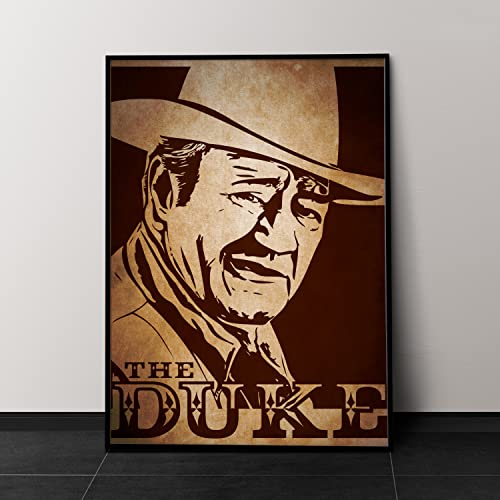 John Wayne Artwork, Artsy Poster, Old Western Memorabilia #TOP2