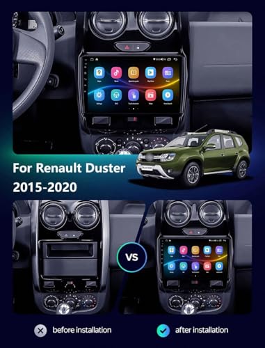 Navegador GPS radio de coche 2 DIN para Renault Duster 2015-2019 con Bluetooth y 32GB 2