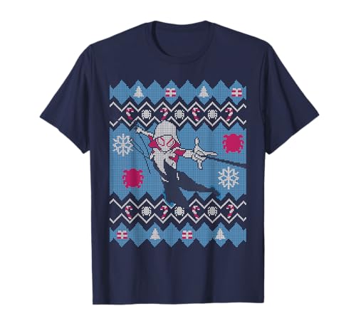 Marvel Ghost-Spider Spider-Gwen Ugly Christmas Sweater T-Shirt
