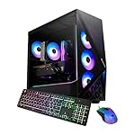 iBUYPOWER Slate Gaming PC Desktop Intel Core Ultra 7 265F CPU, NVIDIA GeForce RTX 5060 8GB GPU, 32GB DDR5 RGB 5200MHz RAM, 1TB NVMe SSD, Windows 11 Home, Computer w/Keyboard and Mouse - SBI7N5603