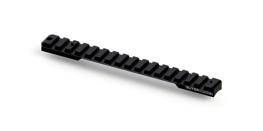 Outerimpact Savage AccuTrigger (Rounded Receiver) Long Action Picatinny Scope Base with 0 MOA