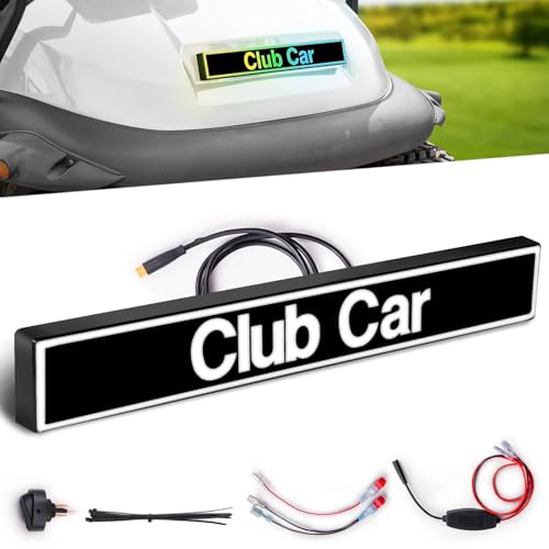 NOKINS Golf Cart Front Name Plate for Club Car Precedent