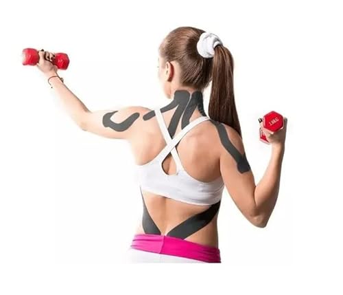 Fita Bandagem Adesiva Elástica Estabilizadora Muscular KinesioFix Academia Esportes 500cmx5cm (Bege)