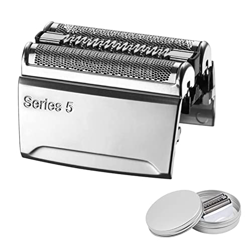 52S Electric Shaver Replacement Head for Braun Series 50S Razor Head Cutter Shaver Foil Cassette Head Replacement Part Compatible with Series 5 Shavers 5020s, 5030s, 5030, 5040s, 5040, 5050