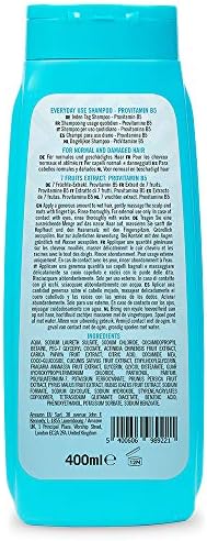Amazon Brand - Solimo Everyday 7 Fruits Shampoo with ProVitamin B5 - Pack of 6 (400ml x6)