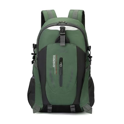AONEGOLD 40 Litros Mochila Senderismo Hombre Impermeable Mochila de Montaña Mujer Cómoda Ligera Mochila de trekking Mochila para Excursiones y Aventuras al Aire Libre (Verde militar)