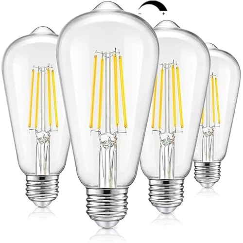 Vintage LED Dimmable Edison Light Bulbs 100W...