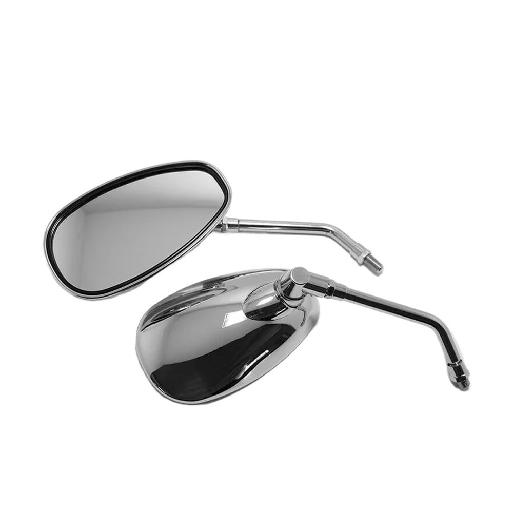 Retroviseur Moto Embout Guidon Rétroviseur Électrique pour Scooter Électrique, 2 Pièces/Paire, 10mm, pour H&ond&a Shadow Ace Spirit Magna VT750