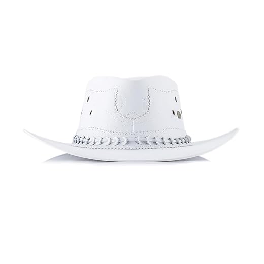 Chapéu Country Unissex em Couro Legítimo Linha Barretos Kapell