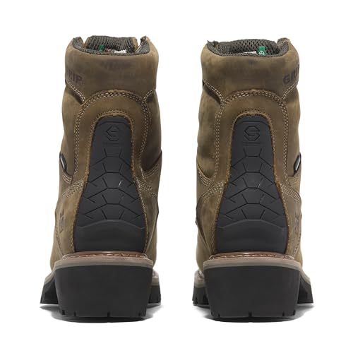 Timberland PRO Men's Evergreen 8 Inch Composite Safety Toe Insulated Waterproof Industrial Logger Work Boot3