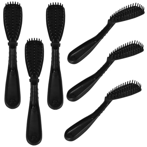 Mipcase Lot de 6 Pinceaux pour Coloration Capillaire Professionnels en Polypropylène Brosses Ergonomiques pour Salon de Coiffure et Usage DIY Accessoires de Teinture pour Mèches et