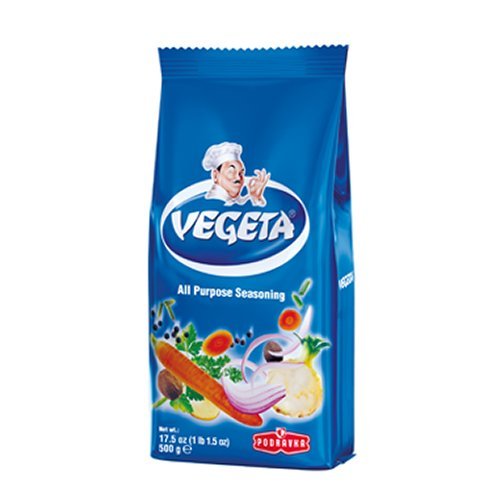 Podravka Vegeta Gourmet Seasoning NO MSG, 17.5 Ounce (Pack of 12)