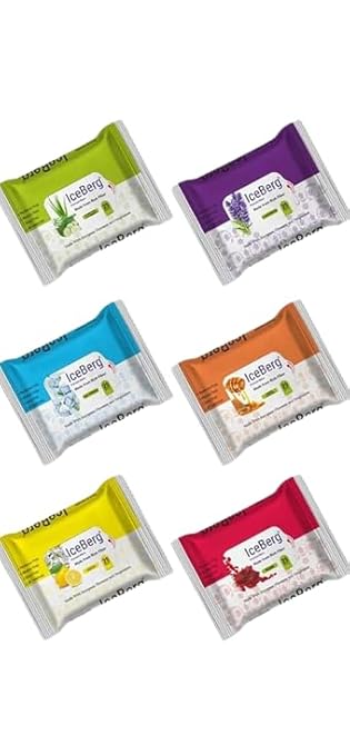 SOFTISS Iceberg Wet Tissues 25's pulls pack (Pack of 6)