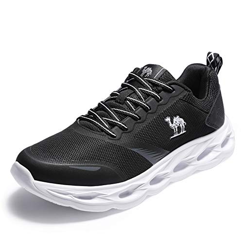 CAMEL Mens Trail Running Shoes Mesh Breathable Sneakers Lightweight Fashion Athletic Gym Shoes Casual Tennis Sport Shoes for Workout Walking