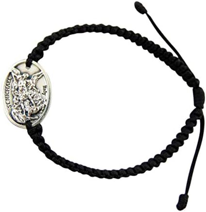 JWG IndustriesSaint Michael Guardian Angel Religious Medal Jewelry Bracelet