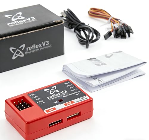 Fms RC Airplane Reflex V3 Mini Gyro Flight Control System for Remote Control Aircraft Plane Reflex...