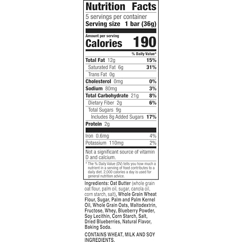 Image of Nature Valley Crispy Creamy Wafer Bars, Blueberry, Whole Grain, 5 Bars, 6.5 oz
