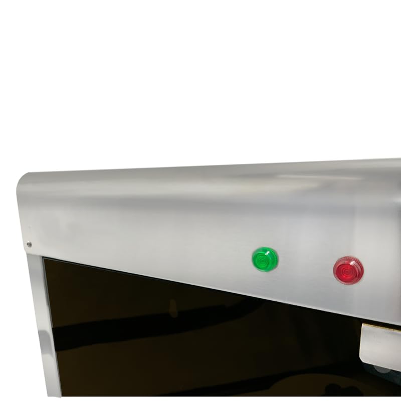 Stérilisateur UV Professionnel pour Couteaux - 10 à 12 Couteaux - Désinfection 99% - Support Magnétique - Inox