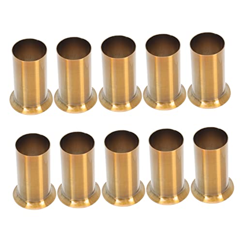 HOUDERCO Chandelier Candle Sleeves 10pcs Flanging Sleeves for Chandelier Replacement for Old Lamp Base
