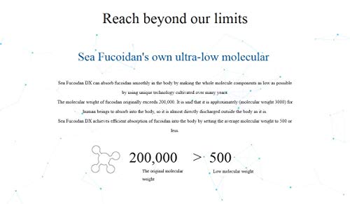 Sea Fucoidan DX 900 ml × 12 Botellas sin azúcar con vaso medidor miniatura 4