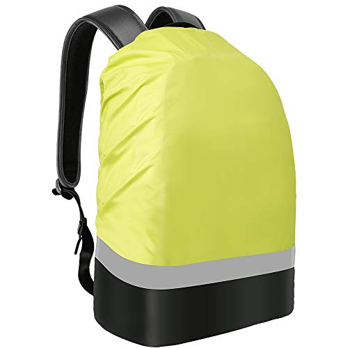 Yarrashop Regenschutz für Schulranzen und Rucksack, Regenhülle 100% wasserdichte Einfarbig Rain Cover mit Reflektorstreifen für Camping Outdoor-Aktivitäten Kinder Cover