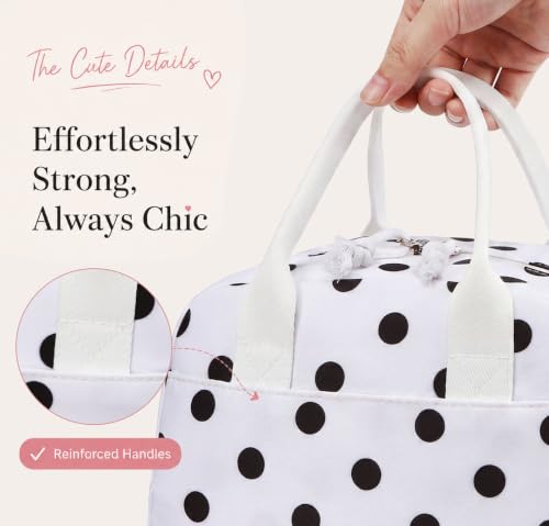 Image of LOVELYWIND Lunch Box for Women Cute Lunch Bags for Women Lunch Tote Bags Reusable Insulated Lunch Box Large Capacity Reusable Insulated Cooler for Work or Travel Gifts or Beach