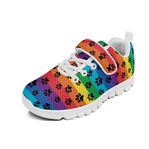 Girls Boys Lightweight Strap Sneakers Non-Slip Running Athletic Shoes High Top Barefoot Shoes Walking Sneakers4