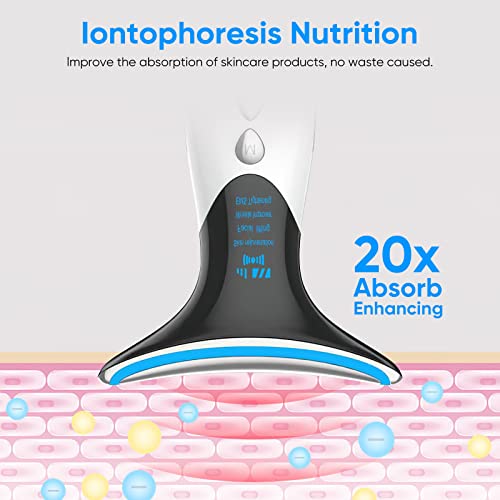 Face Massager - 4 In 1 Face Lift Device Facial Massager Double Chin Eliminator - Anti-Aging Face Neck Massager For Face, Eye, Neck, Reduce Fine Lines Smooth Wrinkles #TOP4