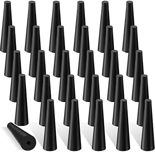 60 Pcs Pool Solar Panels Repair Plugs Solar Pool Heater Repair Kit Pool Solar Plugs for Solar Swimming Pool Heater Panels, Black (0.250)