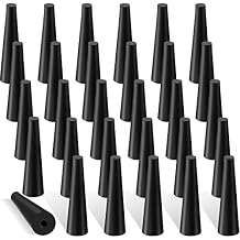 Riakrum 60 Pcs Pool Solar Panels Repair Plugs Solar Pool Heater Repair Kit Pool Solar Plugs for Solar Swimming Pool Heater Panels, Black 0.250