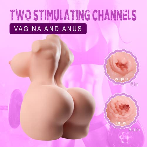 Unszz 12Lb Sex Dolls Male Masturbator For Man Female Torso Pocket Pussy For Vaginal Anal Breast Sex Tool Macho Queen Sex Stroker Adult Male Sex Toys For Men #TOP3