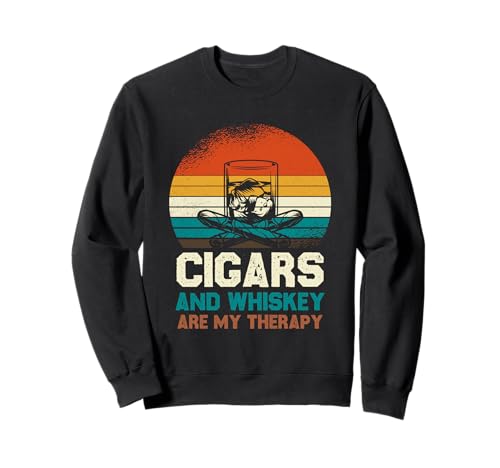 Los cigarros y el whisky son mi terapia Sudadera