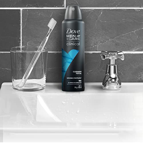 Desodorante Aerosol Dove Men+Care Clinical Cuidado Total 150ml