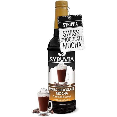 Syruvia Swiss Chocolate Mocha Syrup Cover