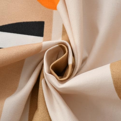 Image of Castiqa Elastic Fitted Supersoft Premium Polycotton 200TC Super King Size 108x108Inch Jointless Bedsheet with 2 Pillow Covers (Circles, Super King 108x108inch (12 inch Mattress))