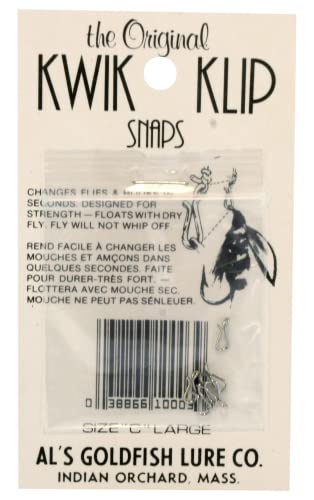 Al's Goldfish Lure Co Kwik Fishing Klips (6 Pack), Large