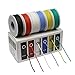 CBAZY Hook up Wire Kit (Stranded Wire Kit) 18 Gauge Flexible Silicone Rubber Electric Wire 6 Colors 16.4 feet Each 18 AWG