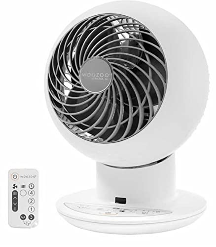 Iris Usa, Woozoo Sc15T, Remote Controlled Compact Globe Oscillating Circulating Fan, White, 1 Pack #TOP1