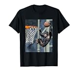 Chimpanzee Basketball Monkey Funny Graphic T-Shirt