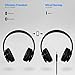 Waterproof Over-Ear Headphones,V5.0 HD Stereo Sound Wireless Headphones with Mic, Passive Noise Cancelling Headsets for Gym Running Workout Men, Women