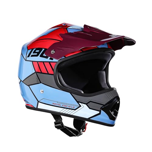 Royal Enfield Motocross Kids ISI Certified Helmet Chase FF Mx Multi Abs Gl B (Y-XL) 56 with High Impact Grade Thermoplastic for Superior Impact Protection - Image 2 thumbnail