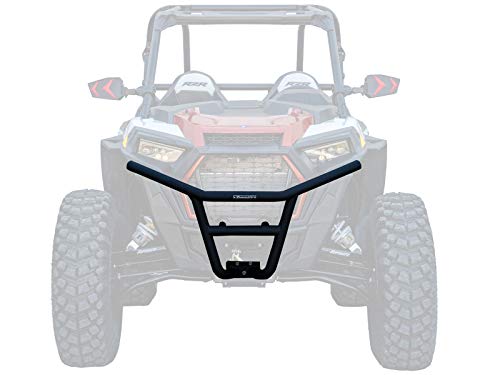 SuperATV Low Profile Front Bumper for 2016+ Polaris RZR XP Turbo/XP 4 Turbo - Made of Heavy Duty Steel Tubing - UV-Resistant Powder Coat Finish - Full Front End Protection - Sleek Low Profile Design #1