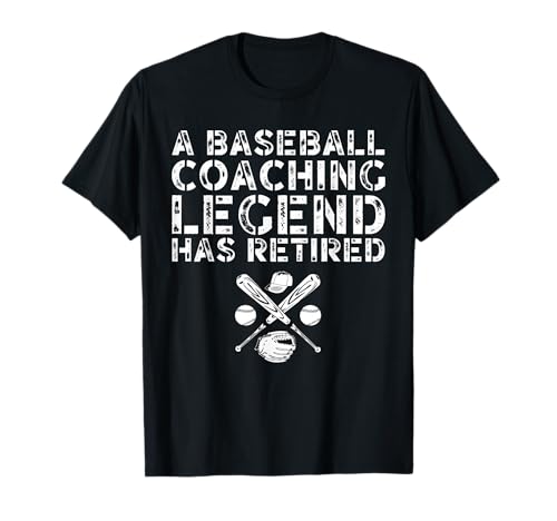 Retired Baseball Coach Thank You Retirement T-Shirt