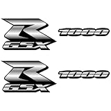 Sticker GSXR 1000 Fairing Decal Compatible with Suzuki GSXR 1000 2005-2016 K5 K7 K9 Motorcycle GSX-R Stickers Decals/Vinyl 6.69'x2.99'/1000 Decal 5.9' x0.73 (Grey)