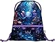 Baagl Schulranzen Mädchen Set 5 Teilig (Ergo Schultasche für 1. Klasse, Mäppchen, Turnbeutel, Schürze, Brustbeutel), Grundschule Ranzen, Ergonomischer Schulrucksack, 19 l (Axolotl)