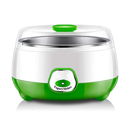 RJJX Home DIY yogurtera eléctrica Completamente automática Leben / 220V Máquina de Natto yogurtera (Color : Green, Plug Type : US)
